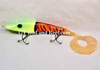 DODO 10" (incl. tail) Jack Pike Curly Tail; Limon Head Snapper