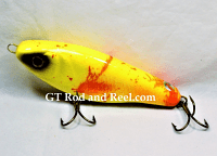 DODO 6" Drop Belly Glide Bait Bloody Yellow Tang 