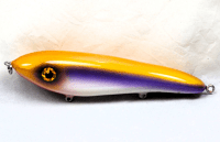 Hughes River Musky Lucky 7" Shaker Bait Color; Gleaming Gold