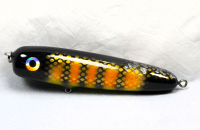 Hughes River Musky 6" Hughey Bait Color; Black Okoboji 