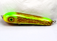 Hughes River Musky 6" Hughey Bait Color; Champions Golden Scarlet