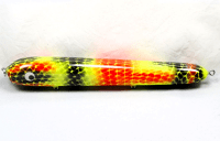 Hughes River Musky Baits, 10" Hughey , Color; Flourescent Yellow HR Twisted Scale