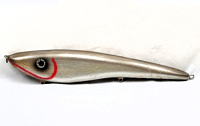 Hughes River Musky Baits, 10" Shaker, Color; Silver Cisco