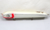 Hughes River Musky Baits, 8" Hughey, Color; Silver Big Diamond Flash
