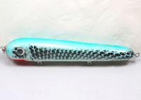 Hughes River Musky Baits, 8" Hughey, Color; Blue Pearl Black Scale