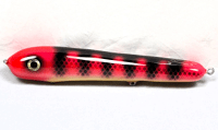 Hughes River Musky Baits, 8" Hughey, Color; Fluorecent Pink Perch 2001