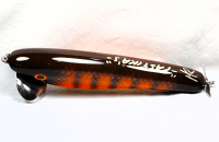 Hughes River Musky 8" SpeedWaker Top Water Bait, Color: Brown Okoboji Perch HR Pastikas