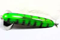 Hughes River Musky 6" SpeedWaker Top Water Bait, Color: Green Laser Perch