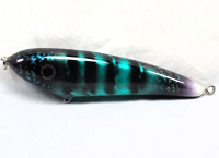 Hughes River Musky 6" Slim Shaker Bait Color; Black Spawn Perch