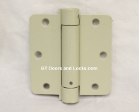 Hager Hinges 1751 1/4" Radius  3.5" x 3.5" r7189 426r Self Closing Hinge USp Primed