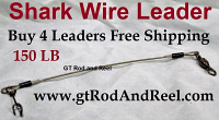 150 LB EZ Clip Shark Wire Leader 7 Strand Nylon Coated Wire-12" 