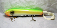 H&H 8" Classic Round Nose Glide Bait, Soft Tail, Citrus Shad