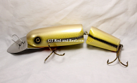 Leo Lure-Musky Dawg-Jointed-6.5"-Color Golden Shiner