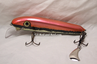 Pearson Plugs 6" Minnow Shallow Diving with Hatchet Trailer Color, Candy Dace