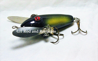 Best American Tackle Musky Bug Creeper 5" Color Red Wing Blackbird