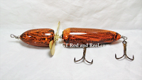 Best American Tackle Typhoon Globe-6.5" Color Red Crackle