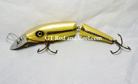 Leo Lure-Shayla Shad-Jointed 5.25" Color Golden Shiner