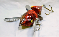 Mini Baby Spitzer 5 Ruby Lace x Yellow, Musky Safari Tackle Company