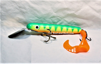 AHL Rock Diver Green Perch with Kalins Octogambo 8" Tail