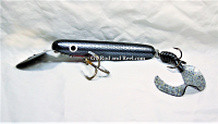 AHL Rock Diver Charcoal Shad with Kalins Octogambo 8" Tail