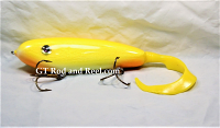 H&H 6" Drop Belly Glide Bait with Soft Tail: Sun Rise