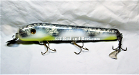 H&H 10" CL Crank Bait with Stinger Tail; Grey Ghost