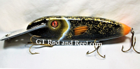 PB Gypsy Troller 9" Tri-Hole Aluminum Lip; B & G Orange Tail