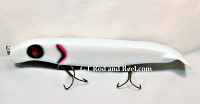 PB-D&R 10" Dive and Rise Bait; Red Eye Albino