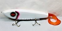 PB 7" Soft Tail Glider; Red Eye Albino