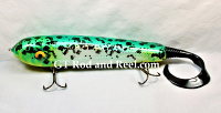 H&H 9" Drop Belly Glide Bait with Soft Tail: Green Crappie