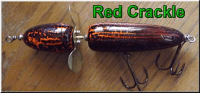 Best American Tackle Tornado-Globe Bait- 5.5" Red Crackle