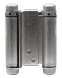 Bommer 3029-4-603 4in Double Acting Spring Hinge-Mortise Type-Steel Base-Zinc Plated (Satin Silver) 