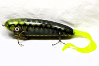 H&H 6" Drop Belly Glide Bait with Soft Tail: Space Frog