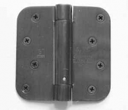 Hager Hinges 1752 5/8" Radius US15A Antique Nickel 4" x 4" 426r r7189 Self Closing Hinge