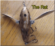 Best American Tackle Musky Bug Creeper 5" Color The Rat