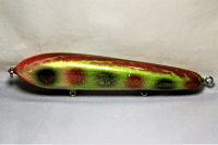 Hughes River Musky 7" Bait Top Prey Color; Max Contrast Antaginizer